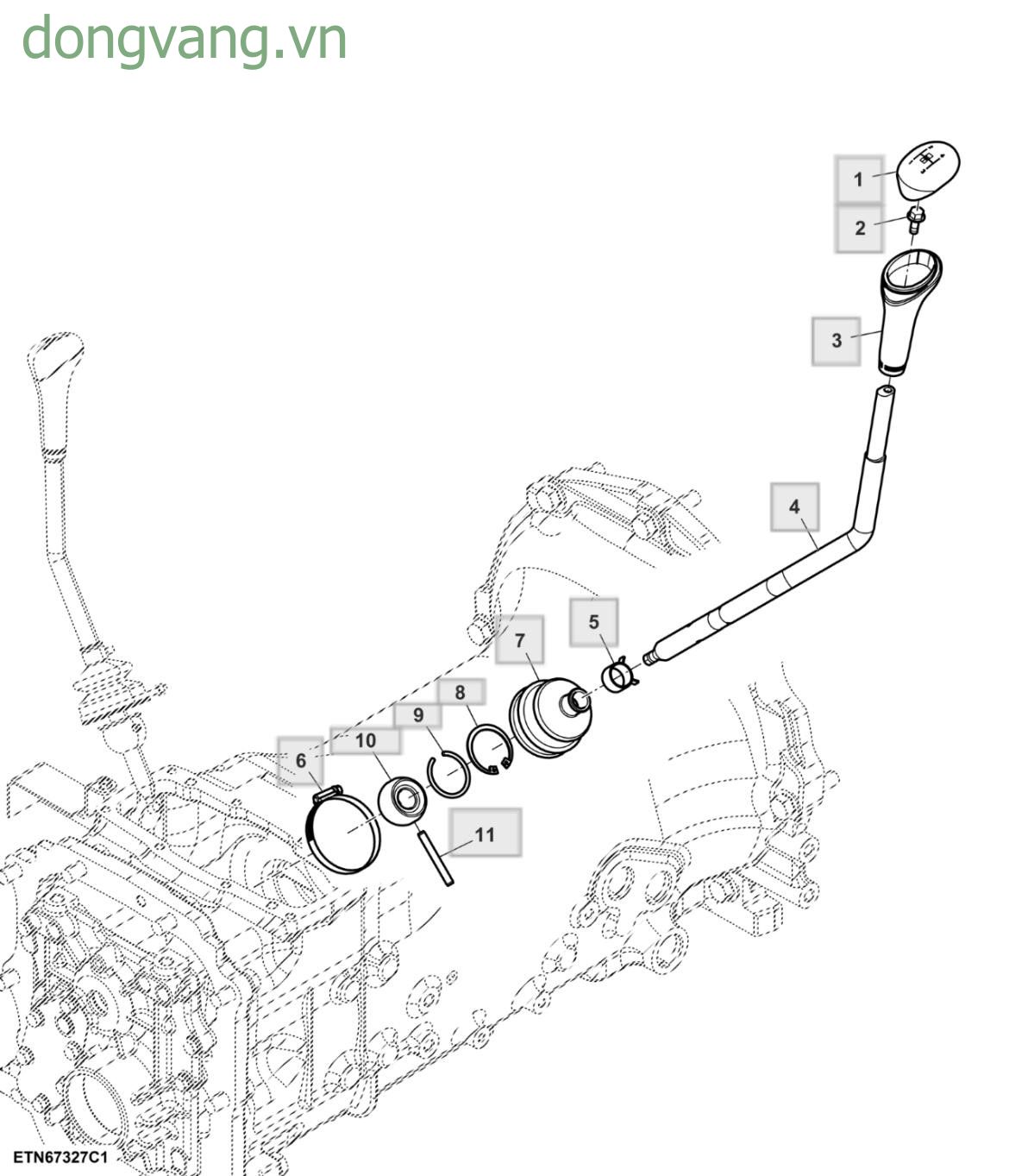 Gear Shift Lever - ST706444